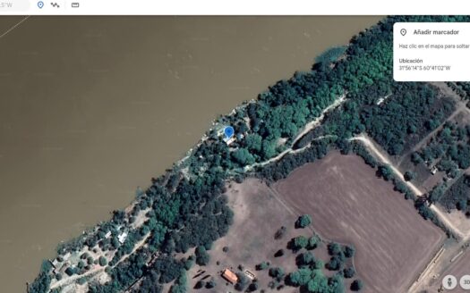 Lote de 1000m2 sobre el Rio