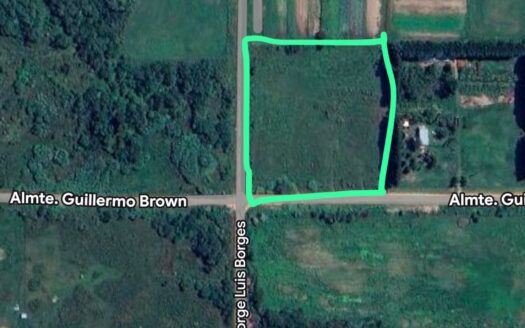 Terreno estratégico en Venta en Jorge Luis Borges y Brown.