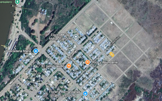 Guido Mariza. Terreno en Villa Hernandarias