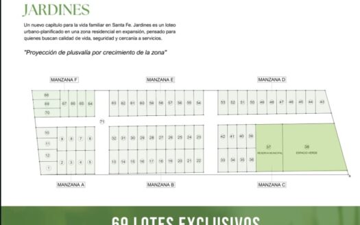 Loteo Jardines Altos del Valle